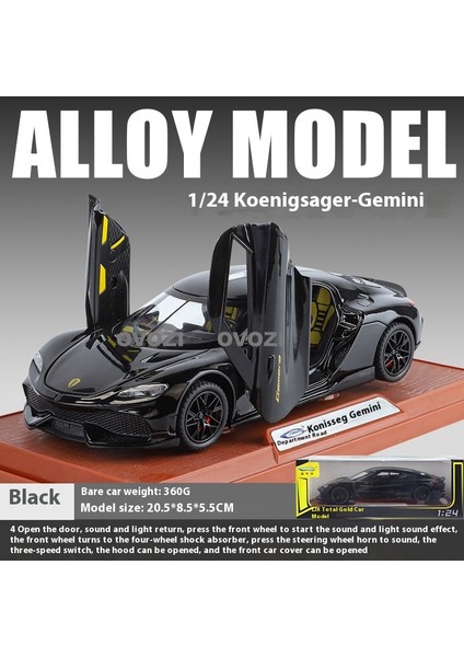 Ovozı Koenigsegg Alaşımlı Araba Modelleri Koleksiyon Hediyeleri (Yurt Dışından)
