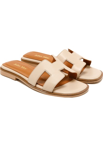 Kadın Terlik RC-25Y-015-R2046 John May Bej Cilt modelleri