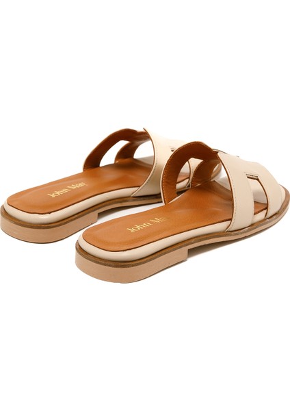 Kadın Terlik RC-25Y-015-R2046 John May Bej Cilt indirimleri