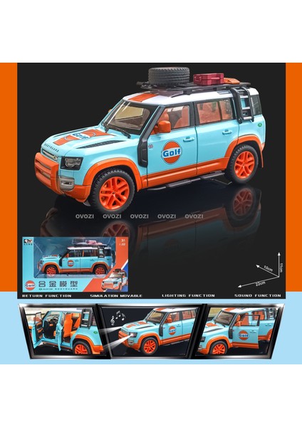 Ovozı Land Rover Alaşımlı Araba Modelleri Koleksiyon Hediyeleri (Yurt Dışından)
