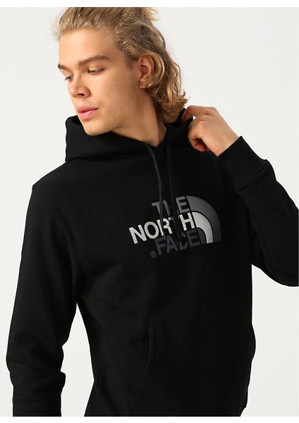 Drew Peak Pullover Erkek Siyah Kapüşonlu Sweatshirt indirimleri