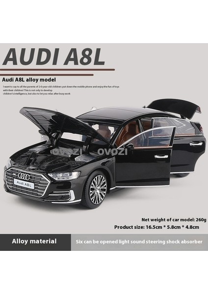 Ovozı Audi Alaşımlı Araba Modeli Koleksiyon Süsü Hediyesi (Yurt Dışından)