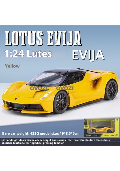 Ovozı Simülasyon Lutz Alaşımlı Spor Araba Model Koleksiyonu Süsler Hediye (Yurt Dışından)