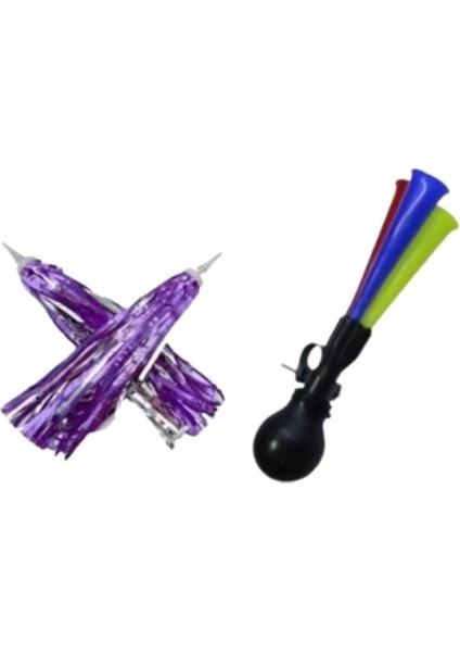 Bisiklet Süsü ( 3 Lü Vak Vak Korna + Püskül Seti )