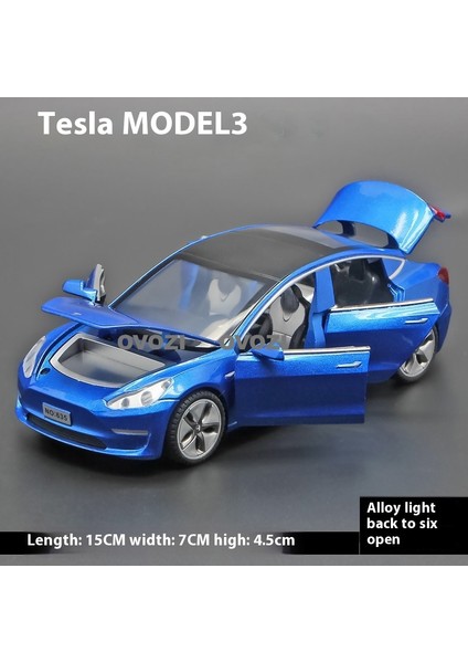 Ovozı Tesla Alaşımlı Araba Modelleri Koleksiyonluk Süs Hediyesi (Yurt Dışından)