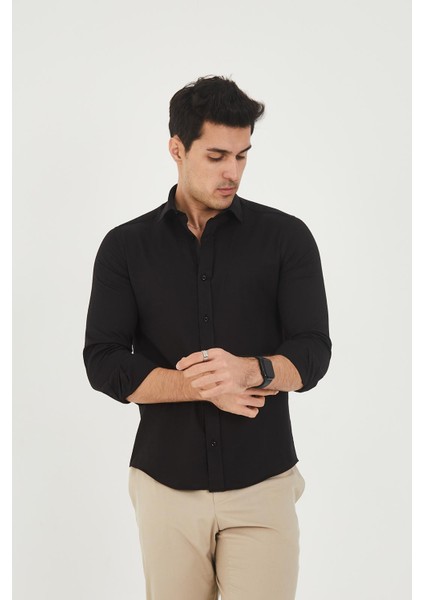 Jack Carısma Likralı Pamuklu Ferah Slim Fit Erkek Gömlek fiyatları