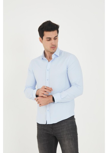 Jack Carısma Likralı Pamuklu Ferah Slim Fit Erkek Gömlek modelleri