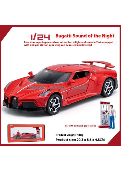 Ovozı Bugatti Alaşımlı Araba Modeli Koleksiyon Hediyeleri (Yurt Dışından)