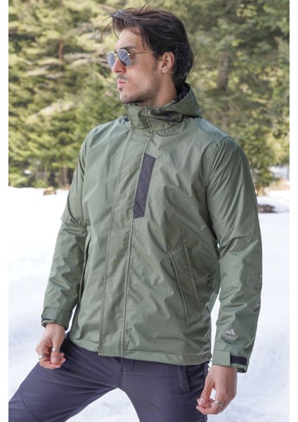 Fy 76 Floyen Polarlı Su Geçirmez Outdoor Yağmurluk Mont – Erkek Kapüşonlu Ceket