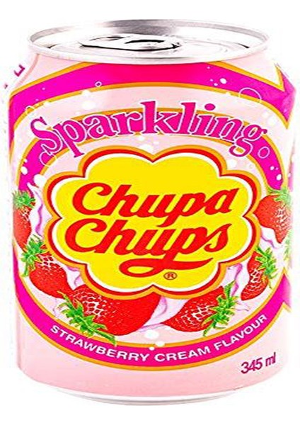 Sparkling Strawberry & Cream Flavour 345 ml x 4'lü