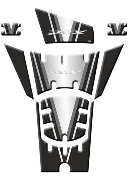 Honda Pcx 2025 Uyumlu Tank Pad 002