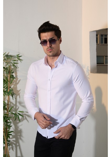 Jack Carısma Likralı Pamuklu Ferah Slim Fit Erkek Gömlek fiyatları