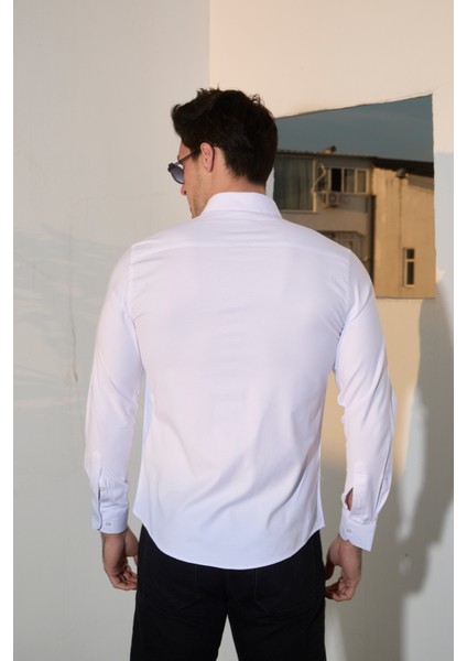 Jack Carısma Likralı Pamuklu Ferah Slim Fit Erkek Gömlek modelleri