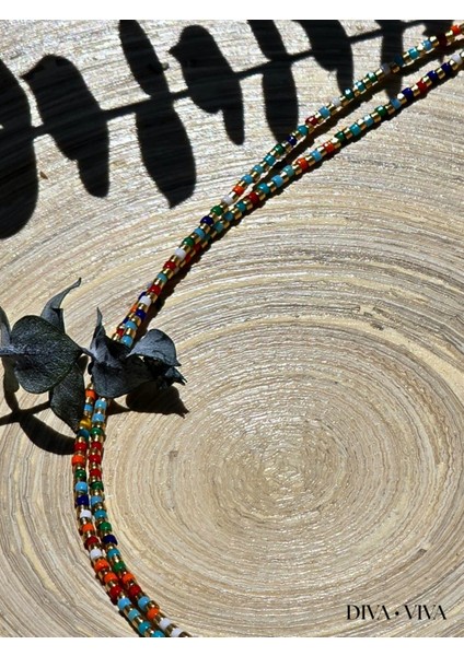 - Nova Beads Kadın Silindir Taş Kolye