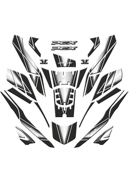 Honda Pcx 2025 Uyumlu Tank Pad Set 002
