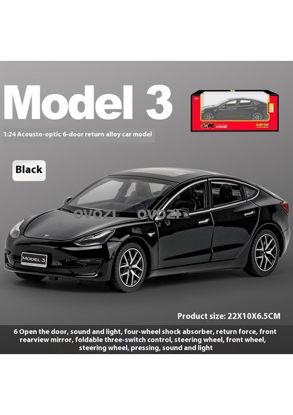 Ovozı Tesla Alaşımlı Araba Modeli Koleksiyon Süsü Hediyesi (Yurt Dışından)