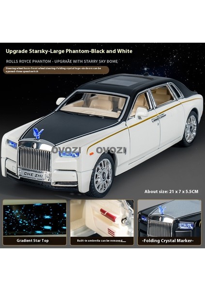 Ovozı Rolls Royce Alaşımlı Araba Modeli Koleksiyonluk Süs Hediyesi (Yurt Dışından)
