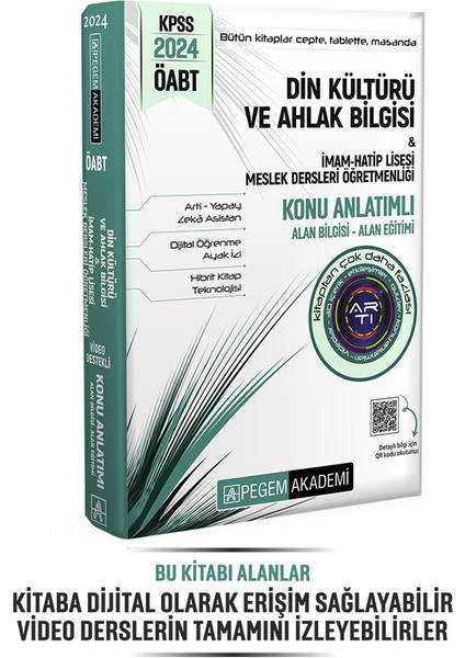 KPSS 2024 ÖABT Din Kültürü ve Ahlak Bilgisi - İmam Hatip Lisesi Meslek Lisesi Konu Anlatımlı