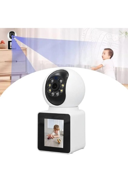 Smart Ekranlı Görüntülü Görüşmeli Akıllı Kamera Ev-Işyeri-Ofis-Bebek-Yaşlı Hasta Kamerası fırsatları