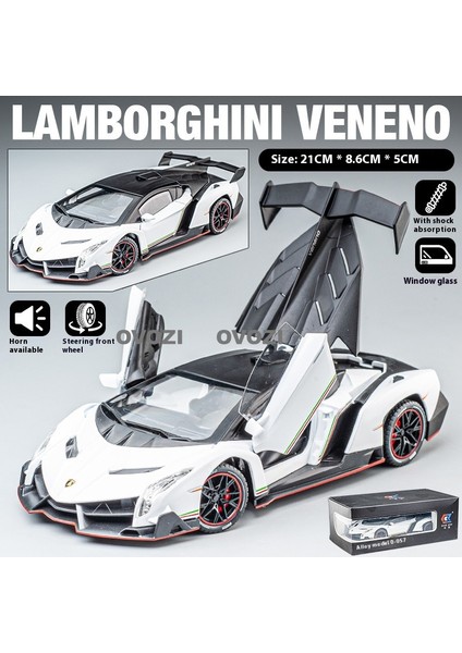 Ovozı Lamborghini Alaşımlı Araba Modeli Koleksiyon Süsü Hediye (Yurt Dışından)