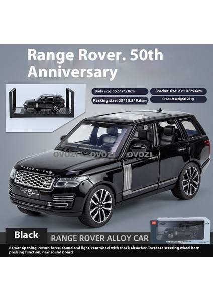 Ovozı Land Rover Alaşımlı Araba Modelleri Koleksiyon Hediyeleri (Yurt Dışından)