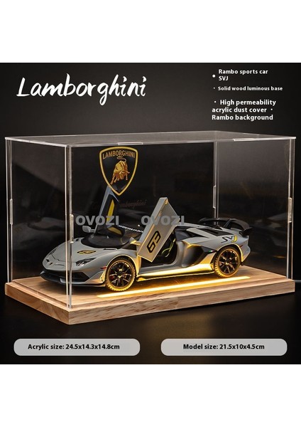 Ovozı Lamborghini Alaşımlı Araba Modelleri Koleksiyon Hediyeleri (Yurt Dışından)
