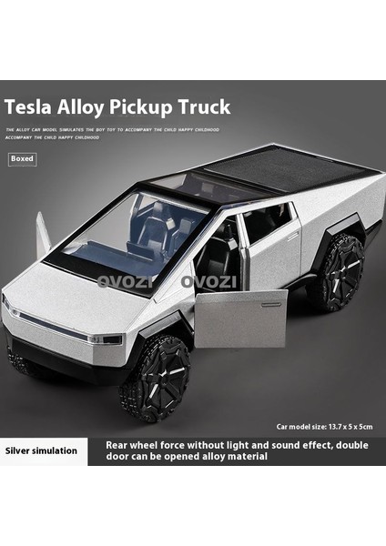 Ovozı Tesla Alaşımlı Araba Modeli Koleksiyon Süsü Hediyesi (Yurt Dışından)