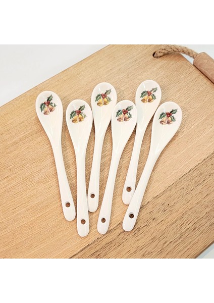Çan Desen Mini Kaşık 6'lı