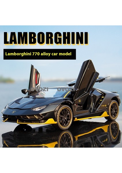 Ovozı Alaşımlı Araba Modeli 1:24 Koleksiyon Hediyeleri (Yurt Dışından)