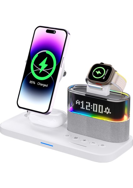 20W Qi2 3 In 1 Wi-Fi Şarj Istasyonu - Beyaz