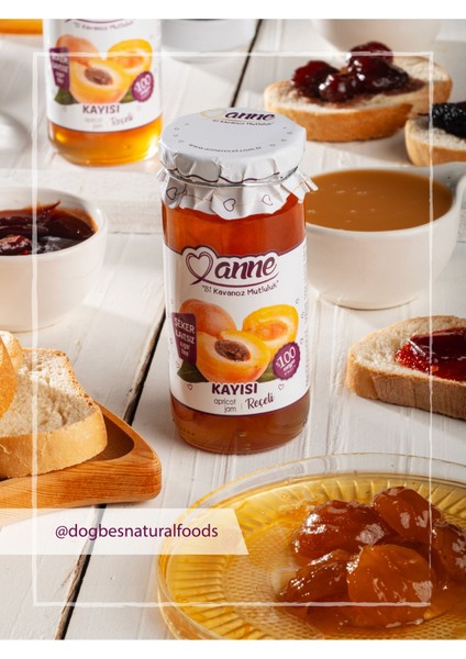 Şeker İlavesiz Kayısı Reçeli 300 gr (Elma Suyu İle Tatlandırılmıştır - Koruyucu İçermez) fiyatları