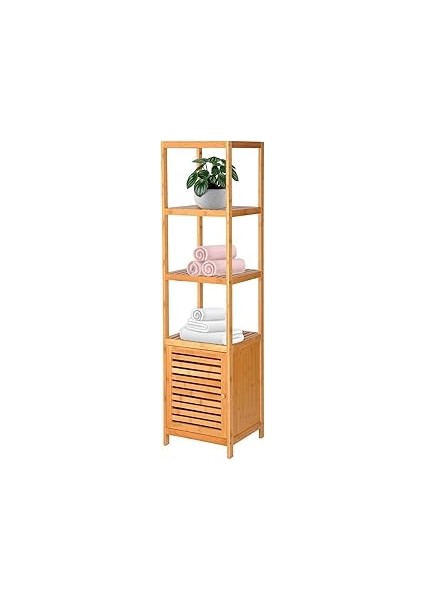 Digithome Tek Kapaklı 4 Raflı Çok Amaçlı Düzenleyici Organizer Dolap - DB-0003
