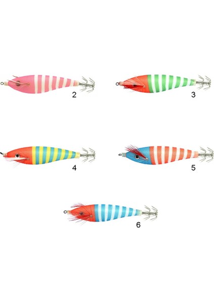 3004 Kalamar Zokası 8cm Zebra Squid 6