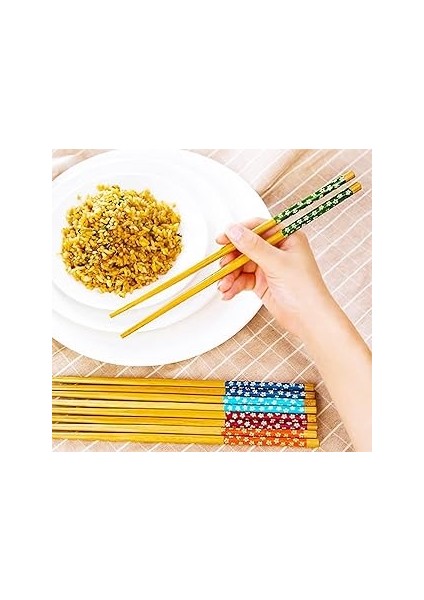 Pratik 2'li Desenli Yıkanabilir Kore Çin Chopsticks Yemek Çubuğu |desenli Chopstick