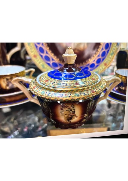1920 - 1940 Viyana Damgalı Royal Epiag 4 Kişilik Çay Kahve Takımı - 16 Parça modelleri