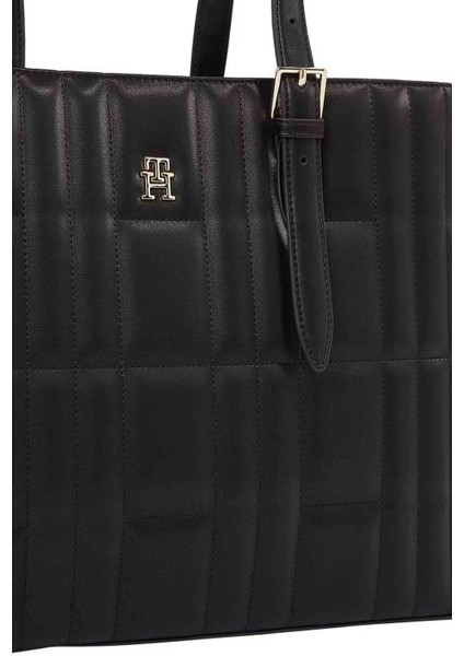 Kadın Th Feminine Tote Çanta - Siyah fırsatları