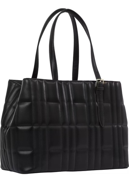 Kadın Th Feminine Tote Çanta - Siyah indirimleri