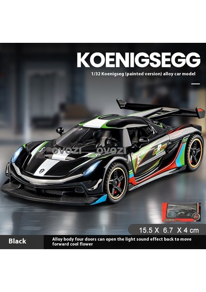Ovozı Koenigsegg Alaşımlı Araba Modelleri Koleksiyon Hediyeleri (Yurt Dışından)