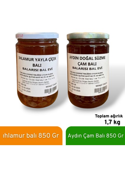 Ihlamur ve Aydın Çam Balı