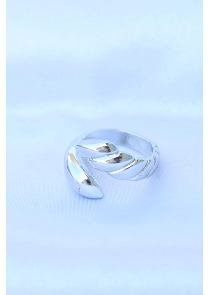 Bfs Pirinç Gümüş Renk Ayarlanabilir Sarmal Yüzük fiyatları