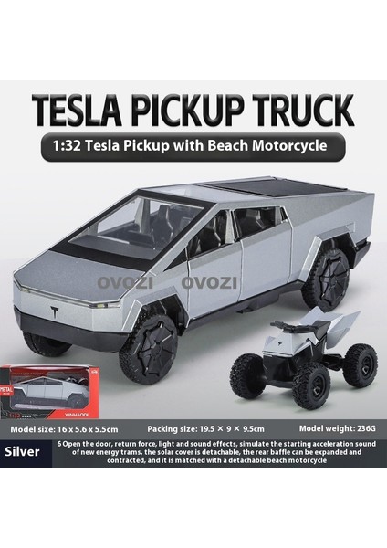 Ovozı Tesla Alaşımlı Araba Modeli Koleksiyon Süsü Hediyesi (Yurt Dışından)
