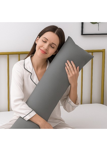 Sarılma Yastığı , Uyku Yastığı , Bacak Arası Yastığı Dikdörtgen 150 x 25 cm Açıkmavi fırsatları