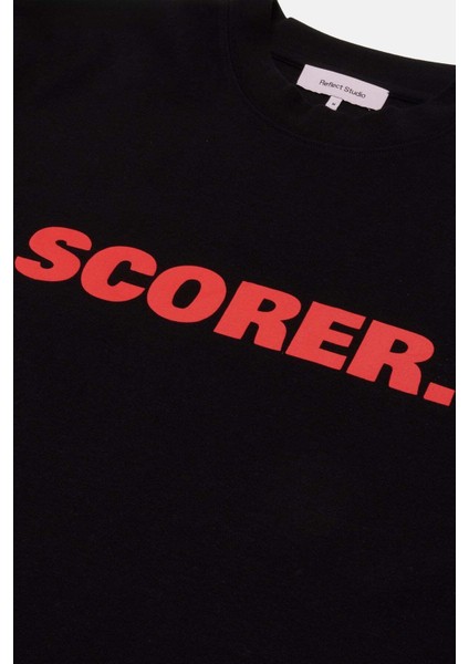 Scorer Oversize Premium T-Shirt - Siyah modelleri