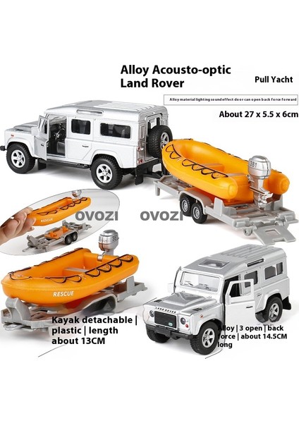 Ovozı Land Rover Alaşımlı Araba Modelleri Koleksiyon Hediyeleri (Yurt Dışından)