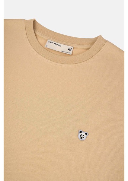 Panda Premium T-Shirt - Latte