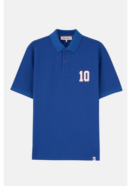 France 10 Polo - Saks Mavi