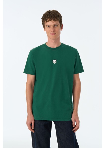 Panda Soft T-Shirt - Nefti Yeşil