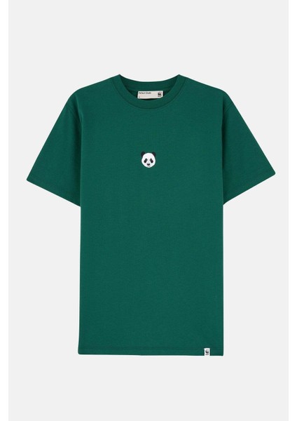 Panda Soft T-Shirt - Nefti Yeşil fırsatları