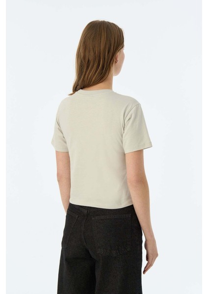 Demir Lady Lightweight Kadın T-Shirt - Açık Gri modelleri