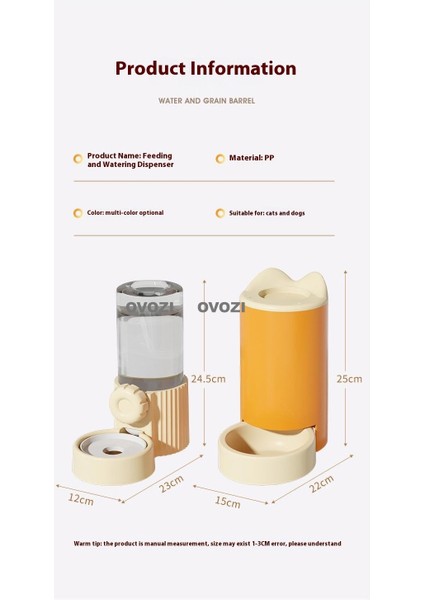 Ovozı Otomatik Evcil Hayvan Besleyici (Yurt Dışından) modelleri